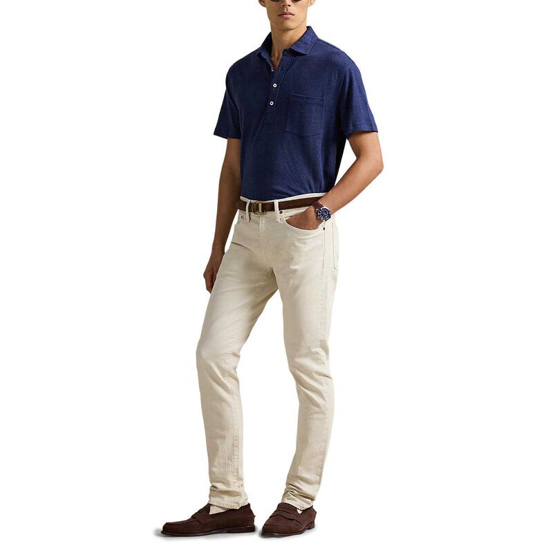 Polo Ralph Lauren Standard Fit Linen Piqu&eacute; Polo Shirt image number 3